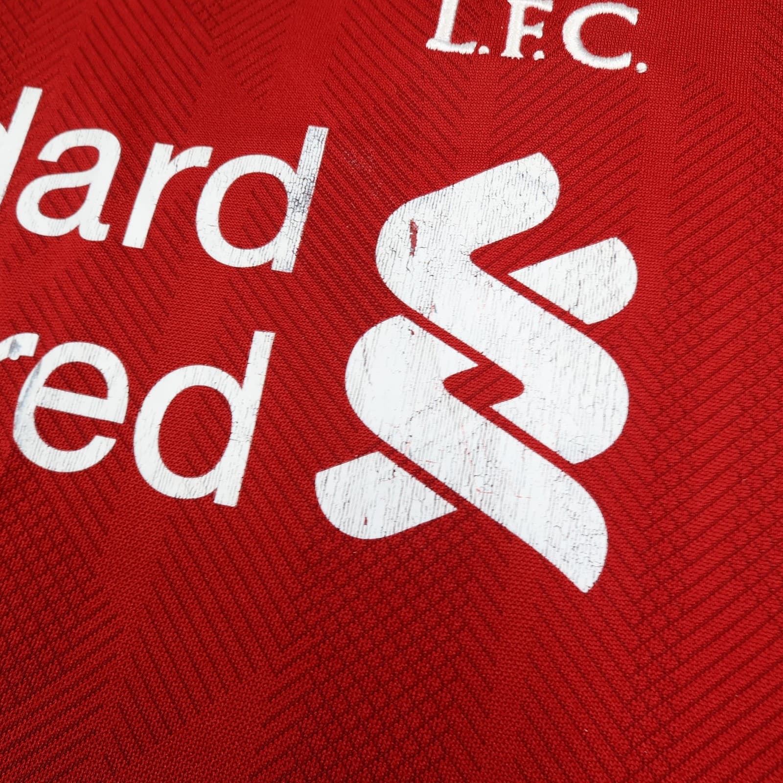 Liverpool Shirt Mens Large Red Home 2018 2019 Football New Balance Soccer Jersey photo 5