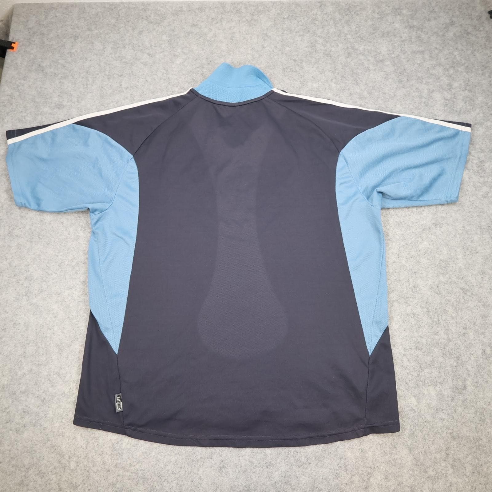 Vintage Olympique Marseille Shirt Mens XL Blue Khalifa 2001 2002 Soccer Jersey photo 10