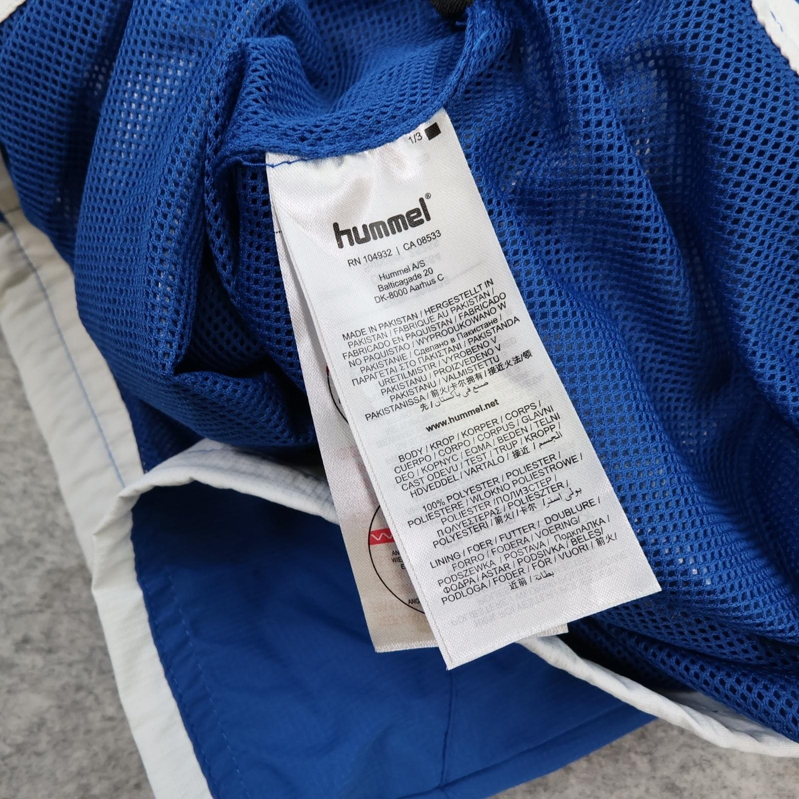Charlton Athletic Jacket Mens Medium Blue EFL Tracksuit Hummel Training Top photo 11