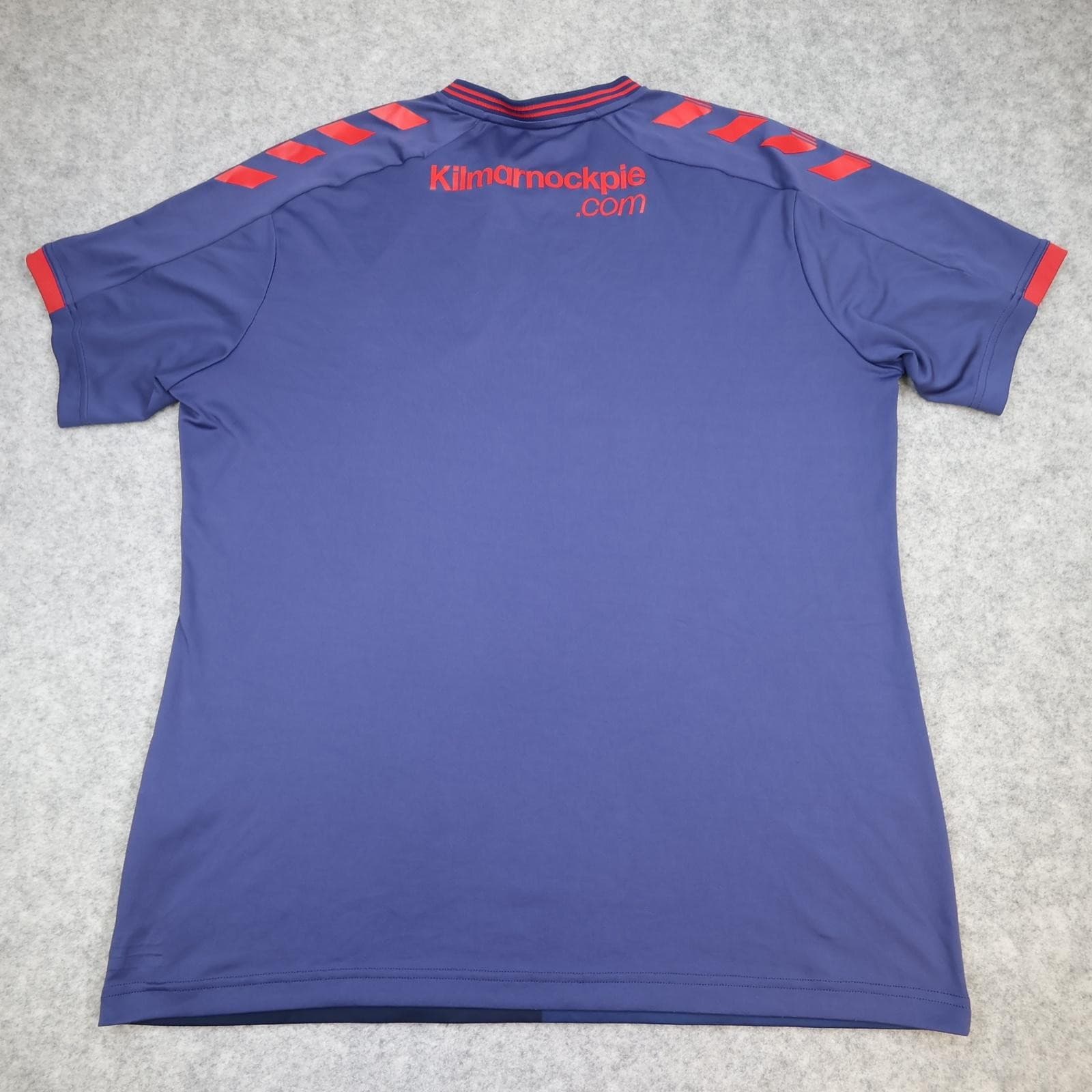 Kilmarnock Shirt Mens XL Away Kit Navy Blue 2021 2022 Hummel Soccer Jersey photo 2