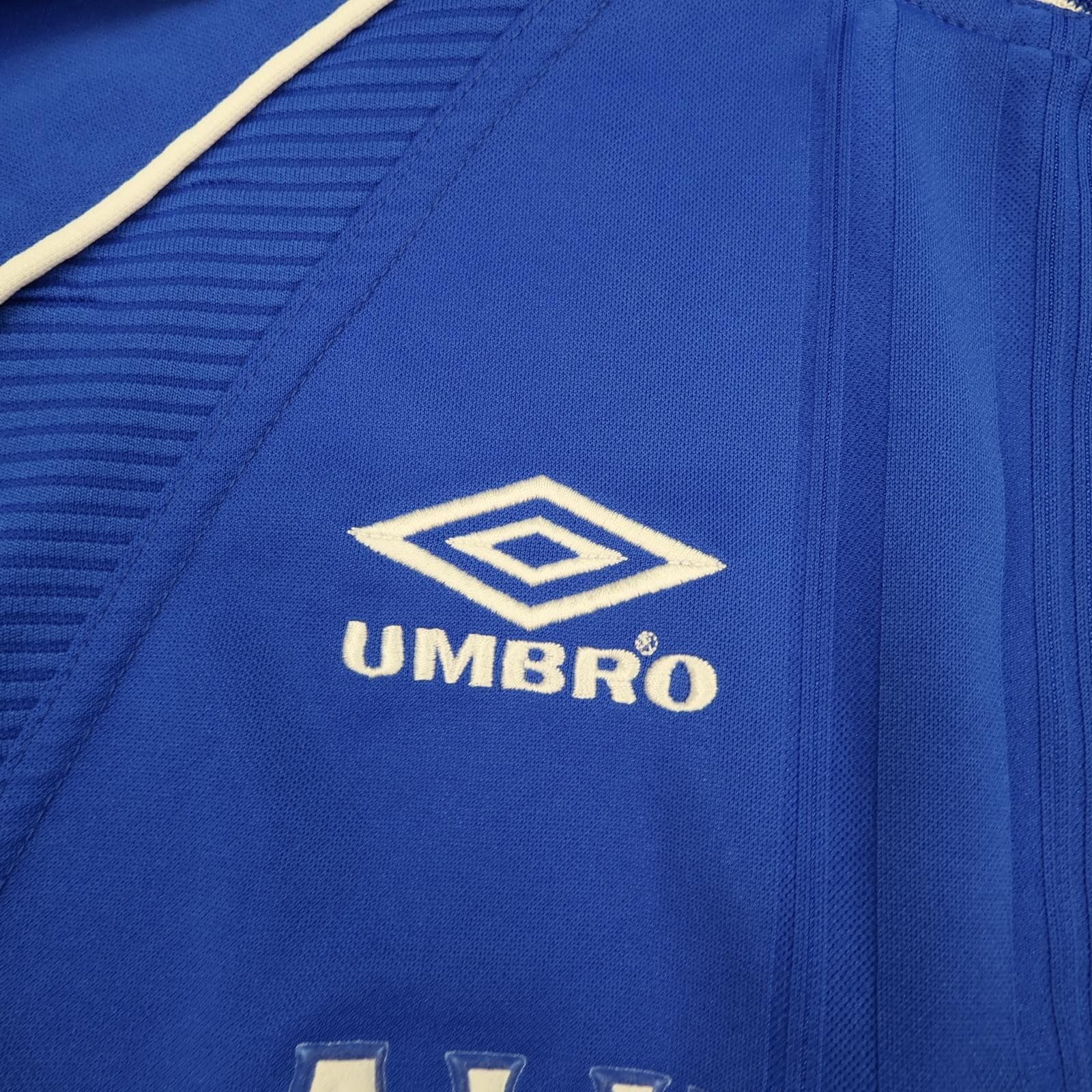 Vintage Chelsea Shirt Mens Medium Blue Home 1999 2001 Autoglass Desailly 6 photo 5