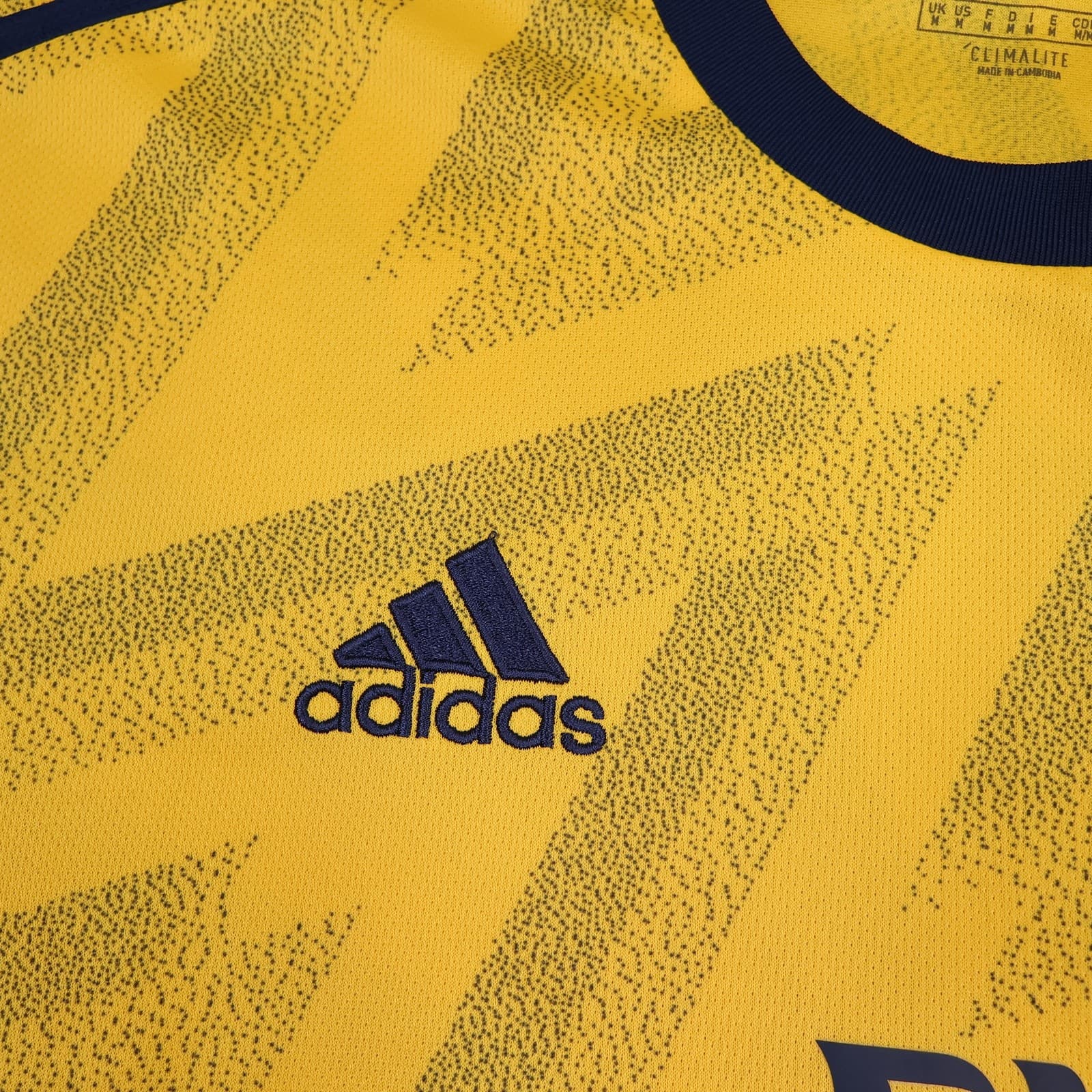 Arsenal Away Shirt Mens Medium Away Yellow 2019 2020 Football Adidas Emirates photo 5
