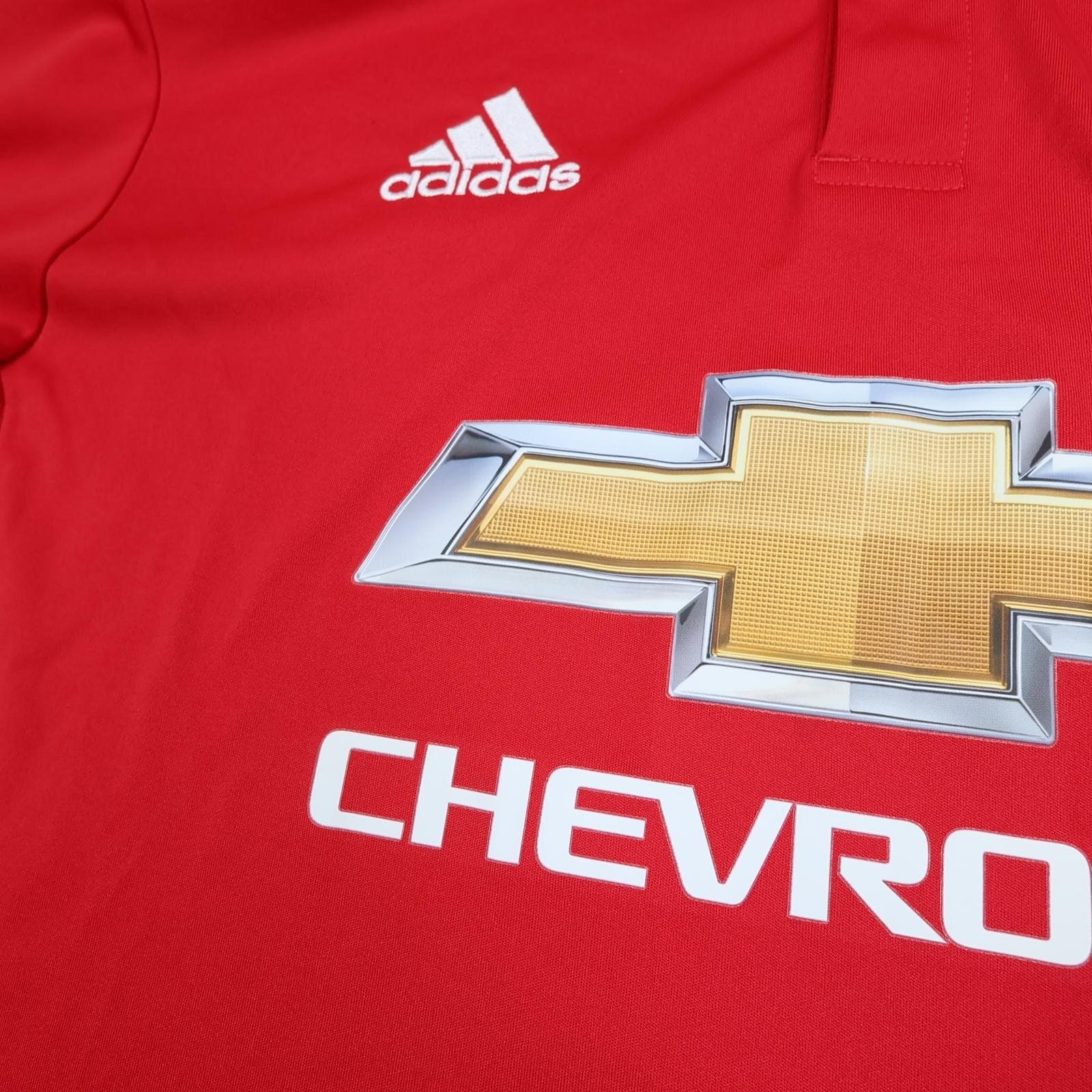 Manchester United Shirt Mens Medium Red Home 2017 2018 Football Adidas Alexis 7 photo 5