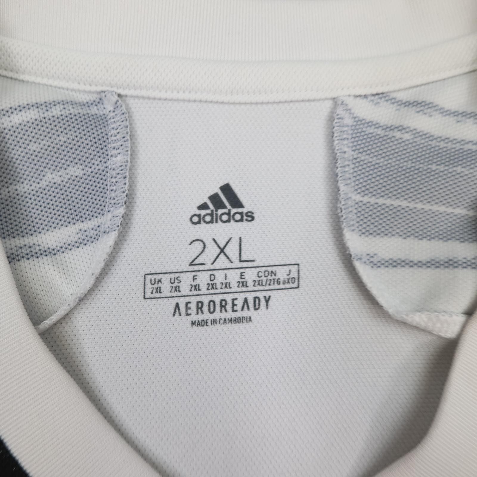 Juventus Shirt Mens 2XL White Home 2020 2021 Football Adidas Jeep AEROREADY photo 6