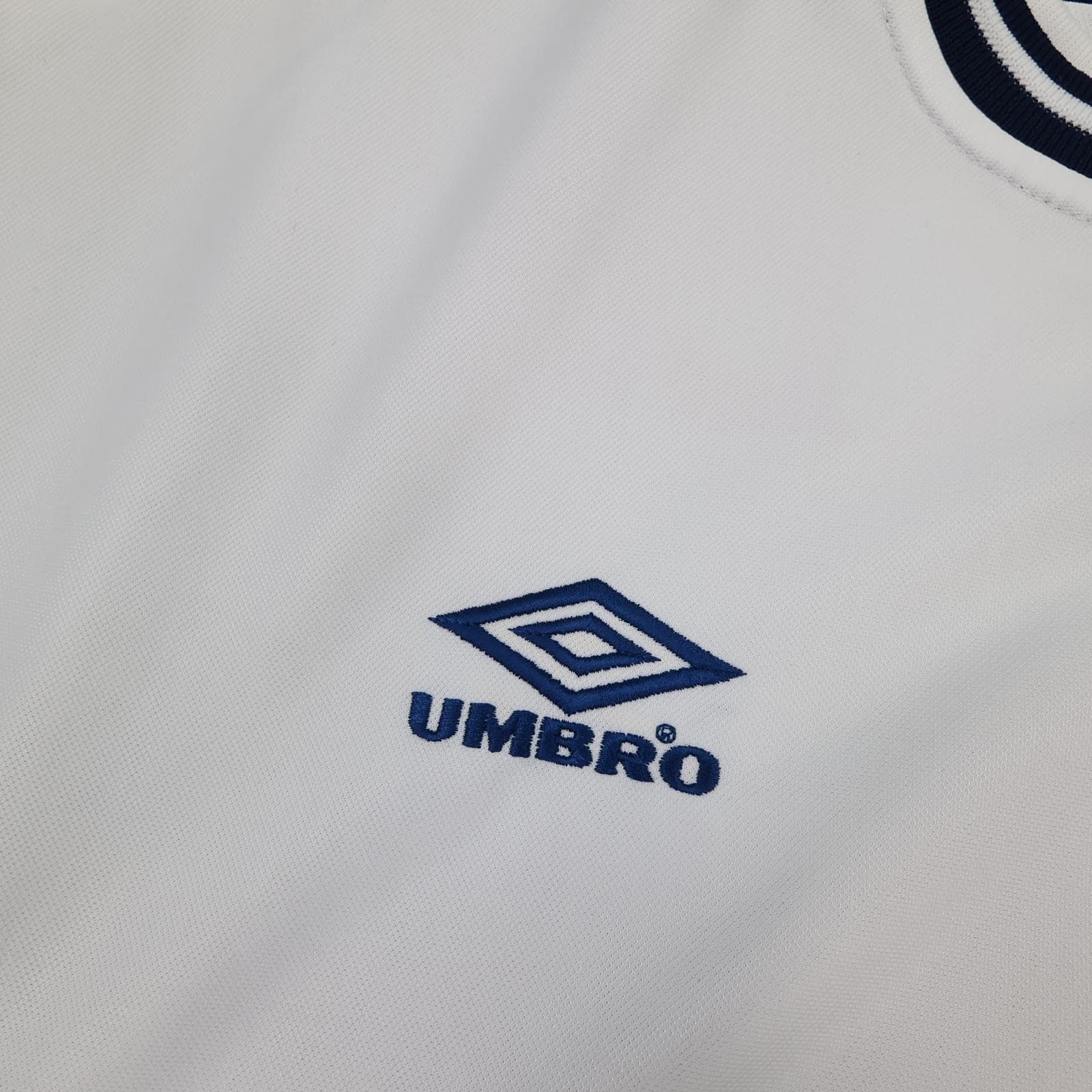 Vintage England Home Shirt Mens 2XL White 1999 2001 Football Umbro Shearer 9 photo 9
