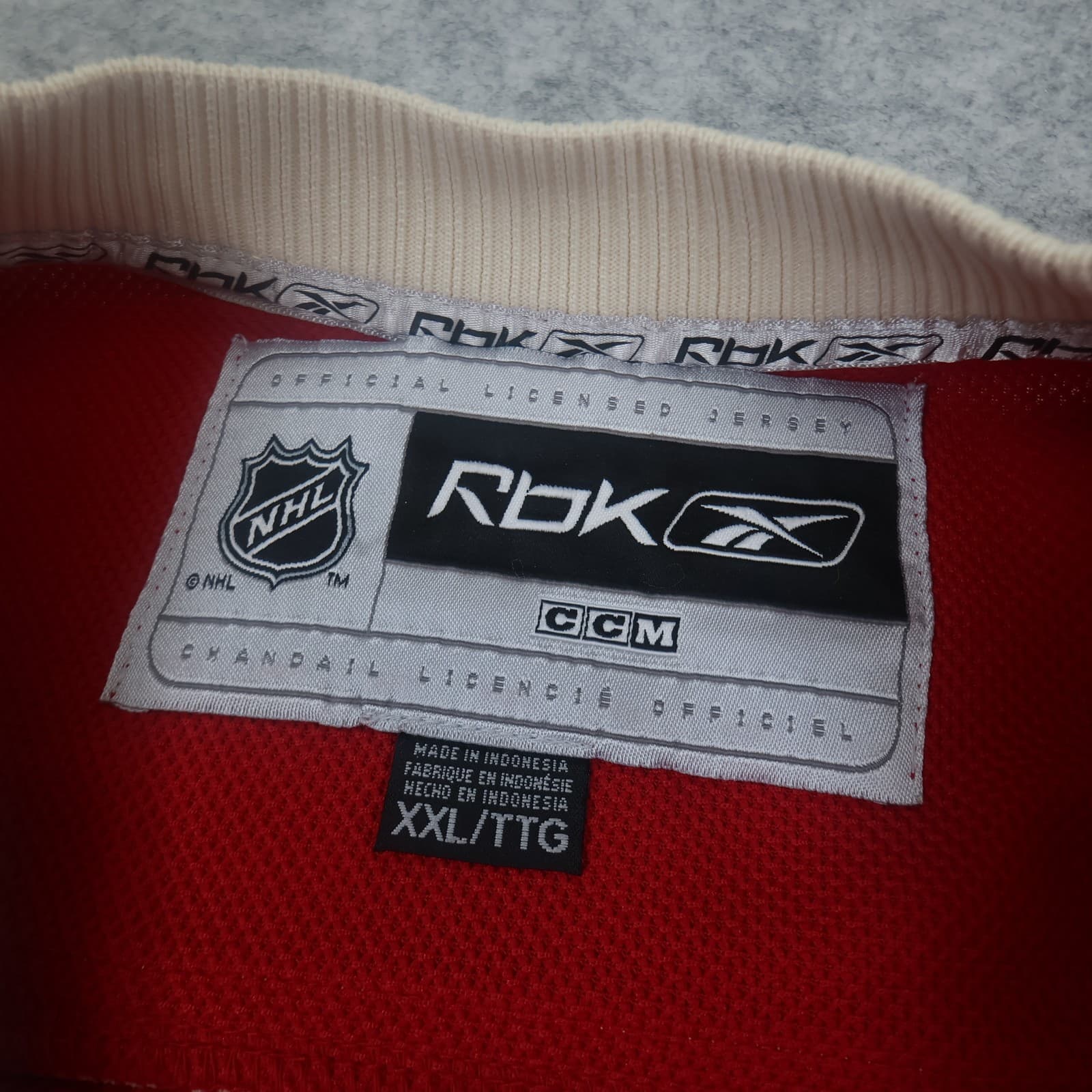 Vintage Minnesota Wild Jersey 2XL Red Reebok NHL Ice Hockey Brian Rolston Woven photo 5