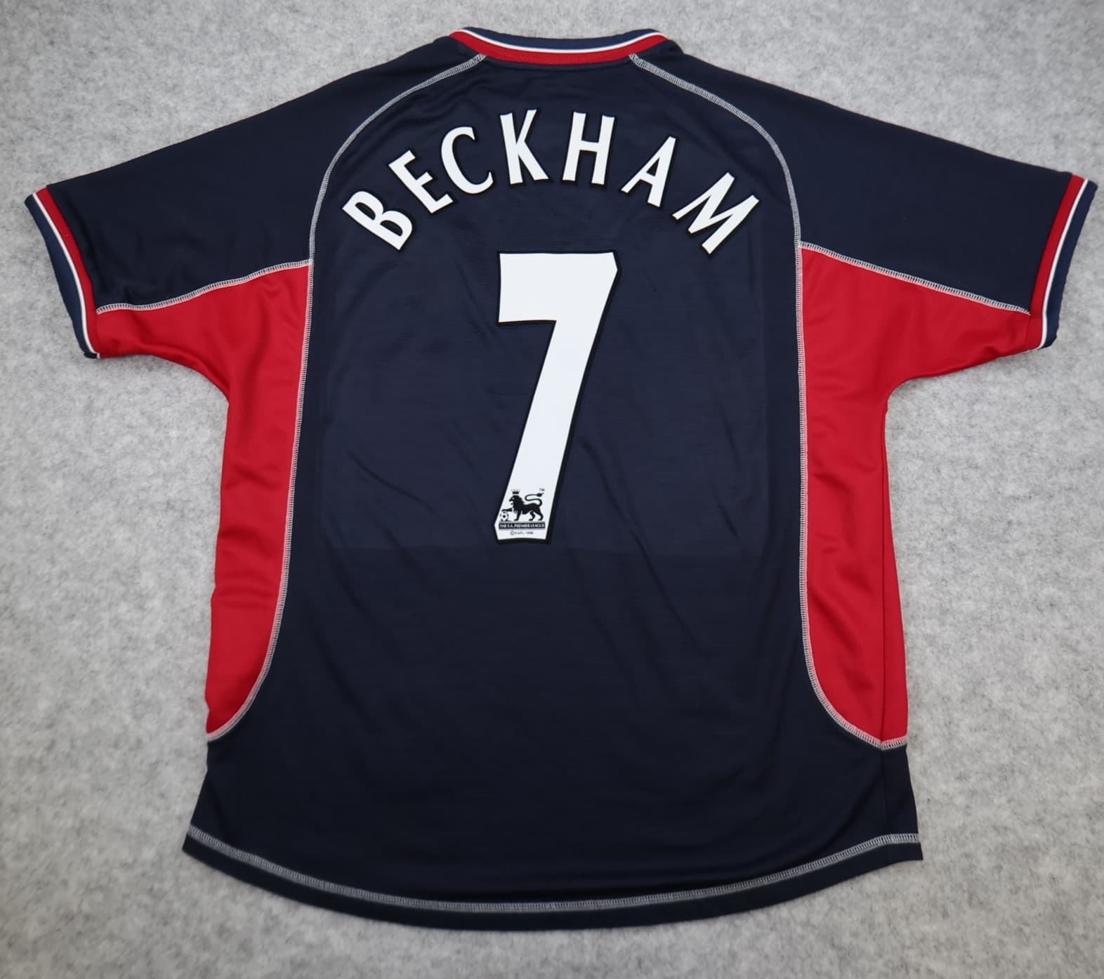 Manchester United Shirt Large Navy Third 2000 2001 Umbro David Beckham Jersey