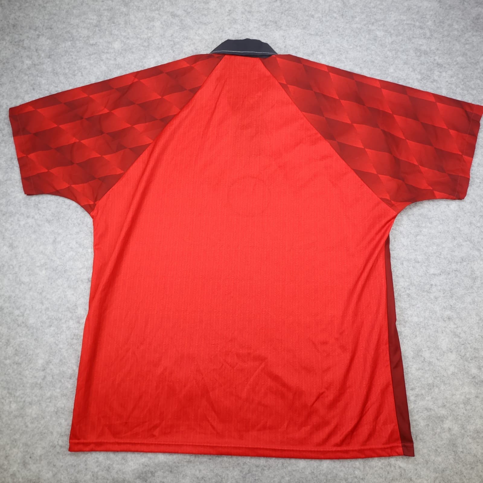 Vintage Manchester United Shirt Extra Large Red Home 1996 1998 Umbro Jersey photo 2