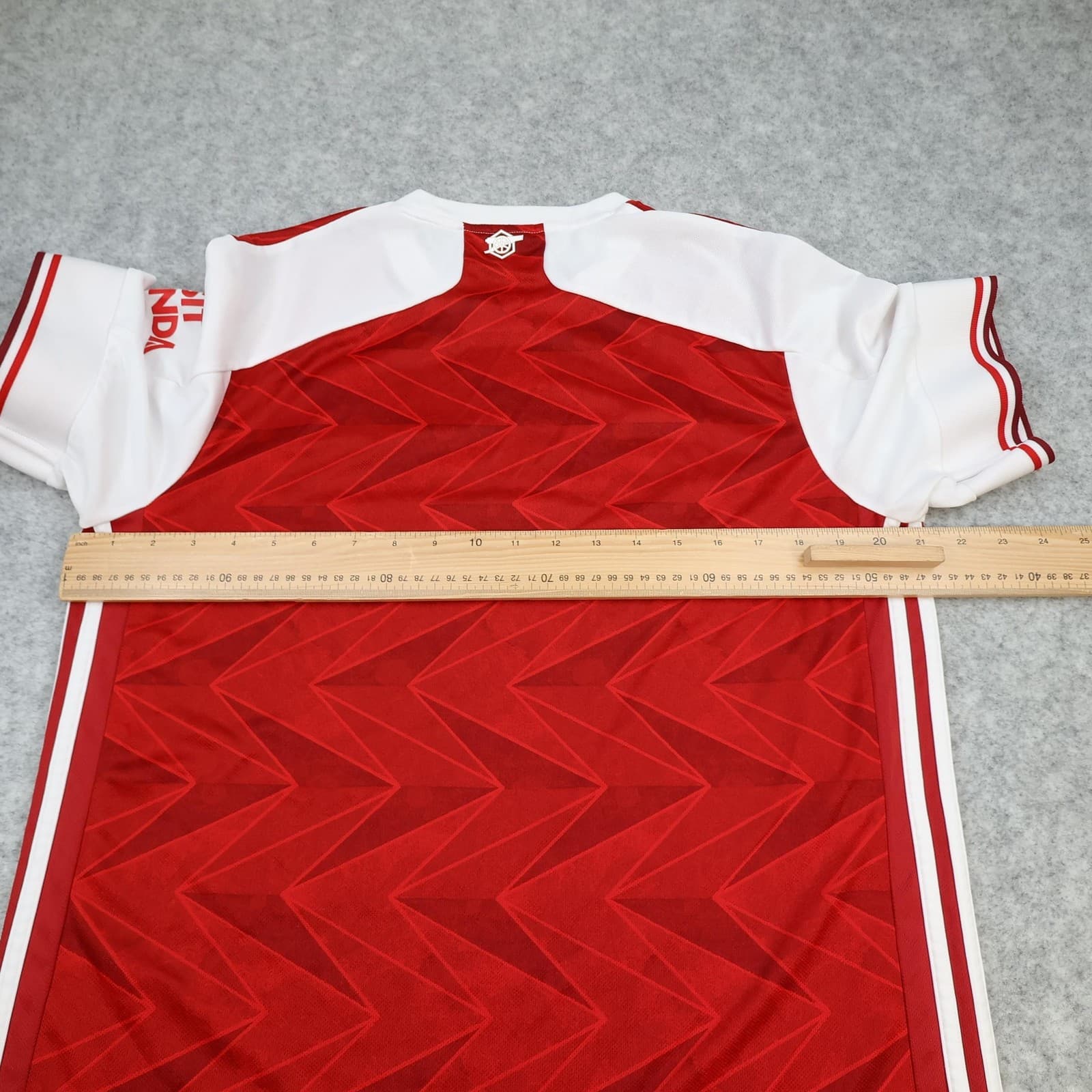 Arsenal Shirt Mens Large Red Home 2020 2021 Adidas Emirates Soccer Jersey photo 11