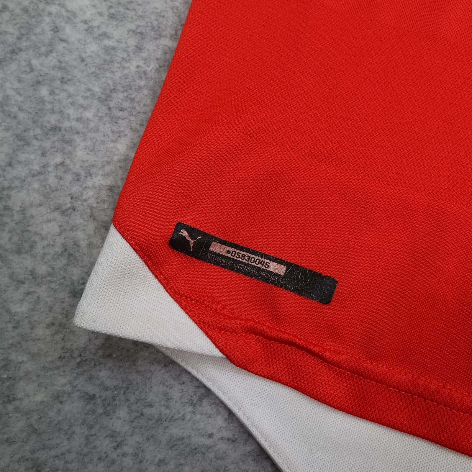 Arsenal Shirt Mens Medium Red Home 2015 2016 Football Puma Soccer Jersey photo 8