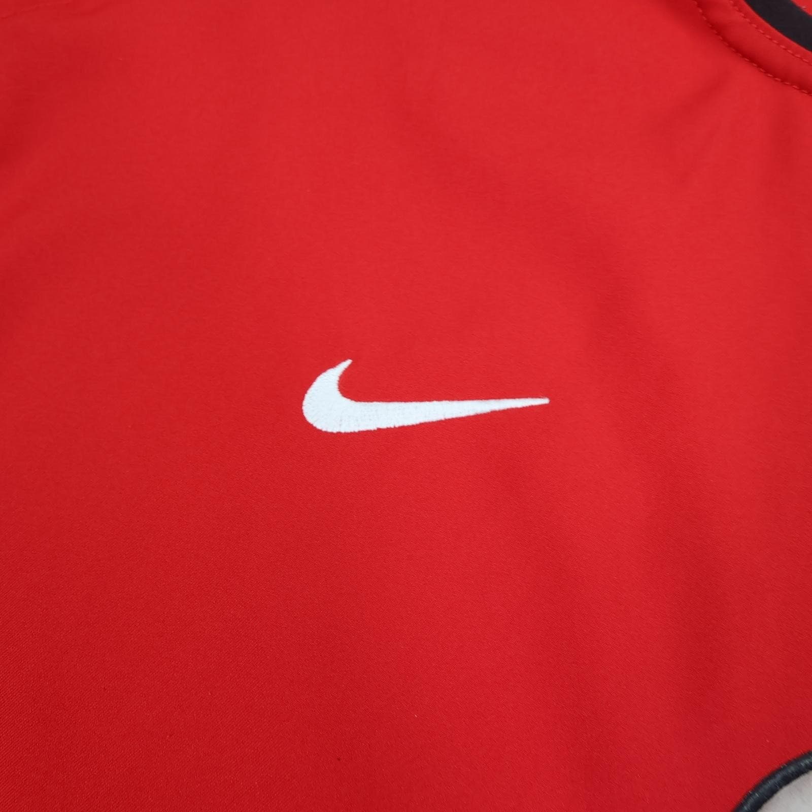 Vintage Manchester United Shirt Mens XL Red Home 2002 2004 Nike Vodafone Jersey photo 6