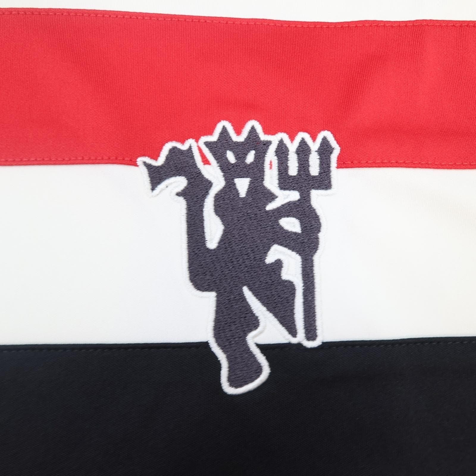 Manchester United Shirt Mens Medium White 3rd Kit 2024 2025 Adidas Snapdragon photo 3
