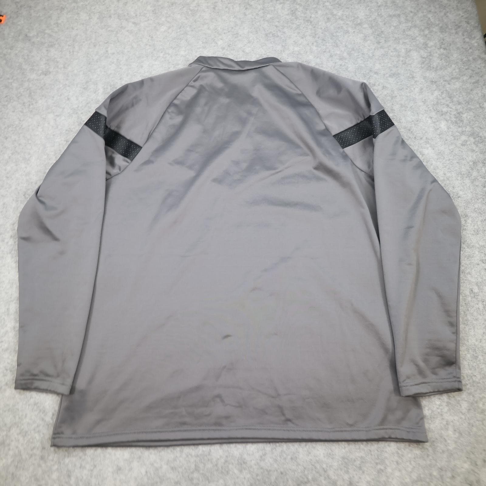 Borussia Dortmund Training Top Mens 2XL Grey Football Puma 1/4 Zip WarmCELL photo 2
