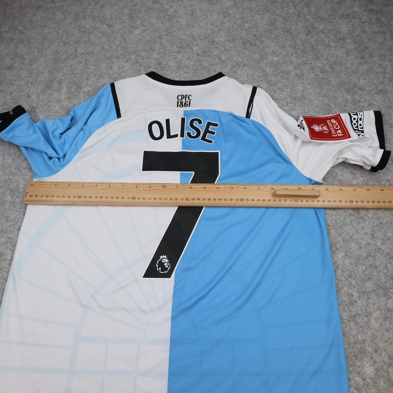 Crystal Palace Shirt Mens XL 3rd Kit 2021 2022 Puma Michael Olise Soccer Jersey photo 13