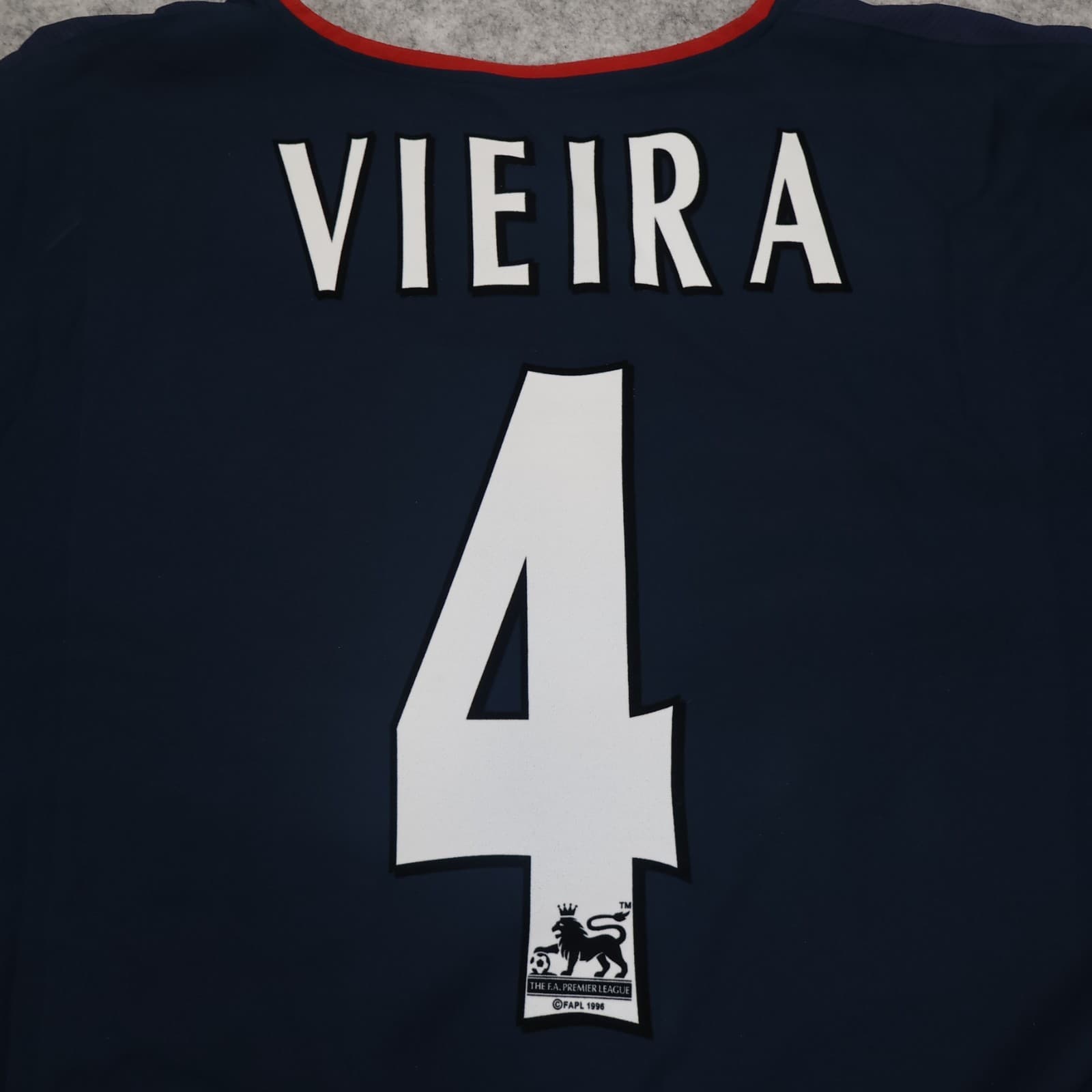 Vintage Arsenal Shirt Extra Large Blue Away 2002 2003 Nike Vieira Soccer Jersey photo 16