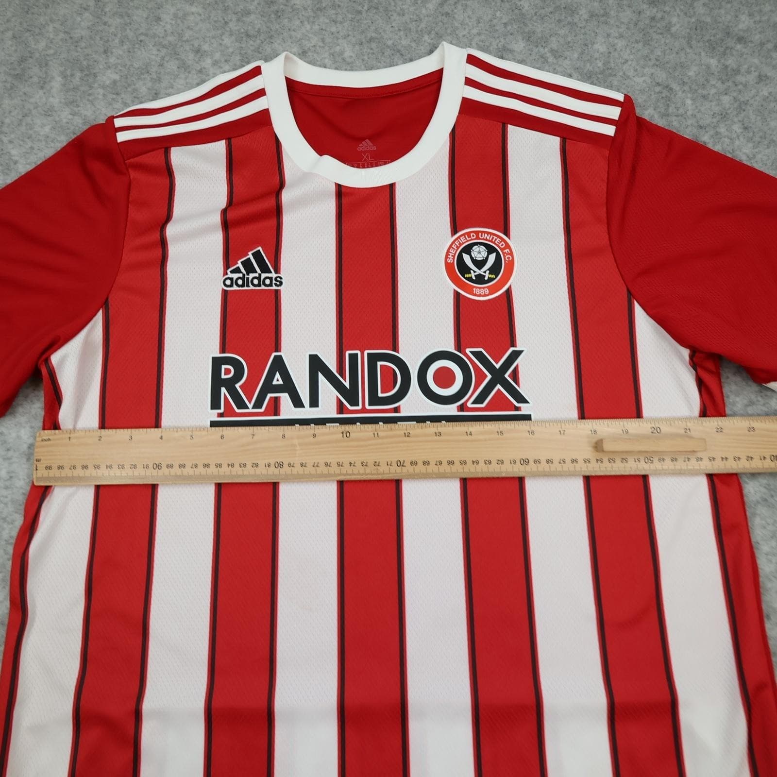 Sheffield United Shirt Mens XL Red Home 2021 2022 EFL Football Adidas Randox photo 9