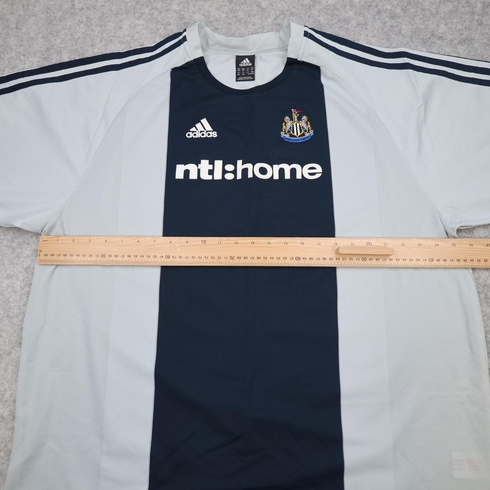 Vintage Newcastle United Shirt Mens 3XL Grey Away 2002 2003 Adidas NTL Jersey photo 12