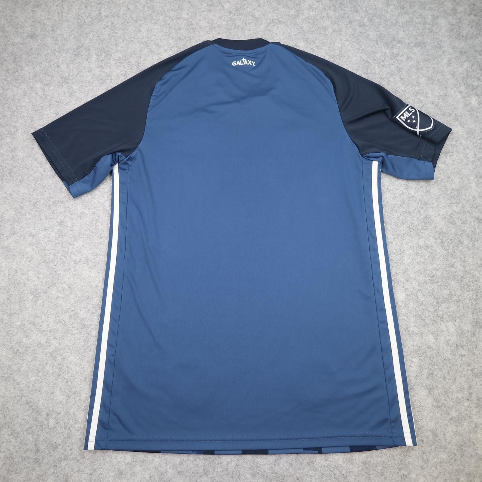 LA Galaxy Shirt Mens Large Blue Away 2019 2020 MLS Football Adidas Herbalife photo 2