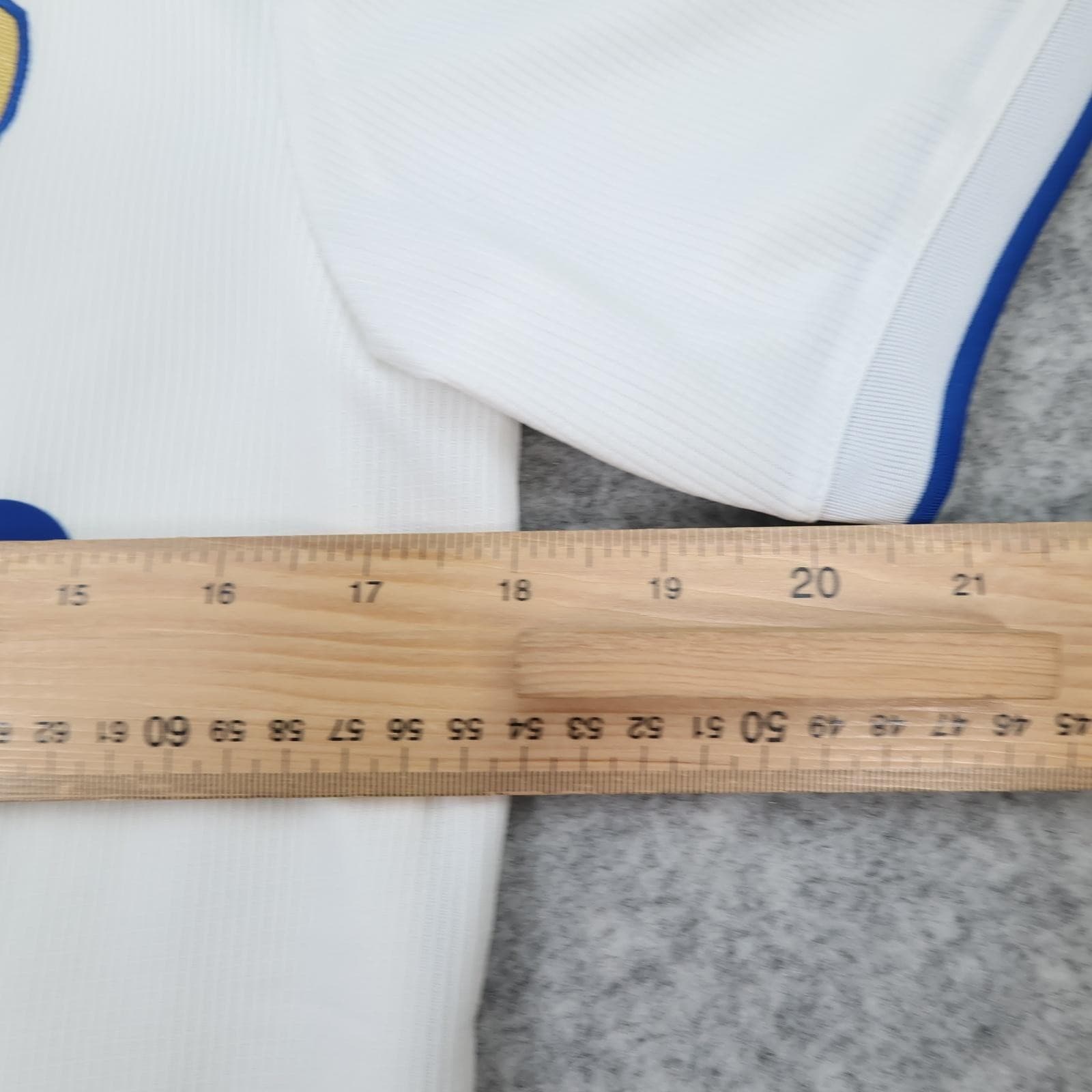 Leeds United Shirt Mens Small White Home 2020 2021 EPL Football Adidas SBOTOP photo 12