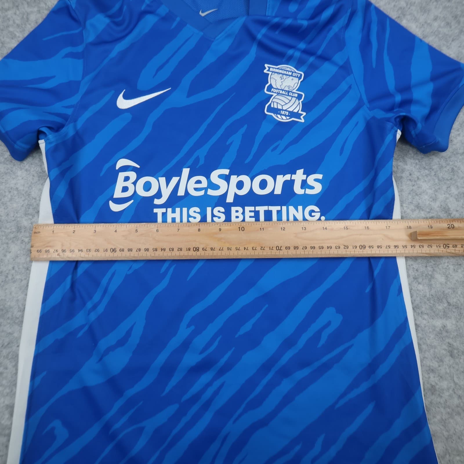 Birmingham City Shirt Medium Home Shirt Blue Nike Soccer 2021 2022 Soccer Jersey photo 10