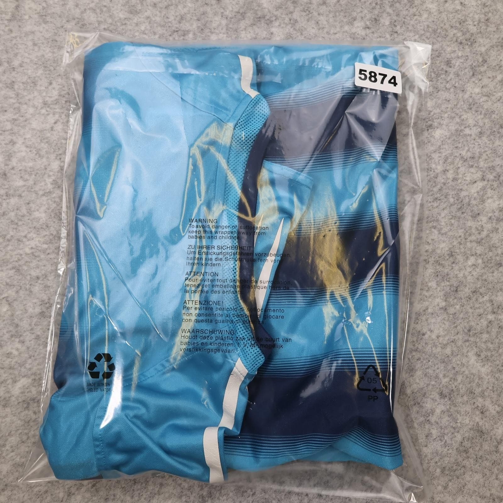 Olympique Marseille Shirt Mens Large Blue Away 2004 2005 Adidas Soccer Jersey photo 16