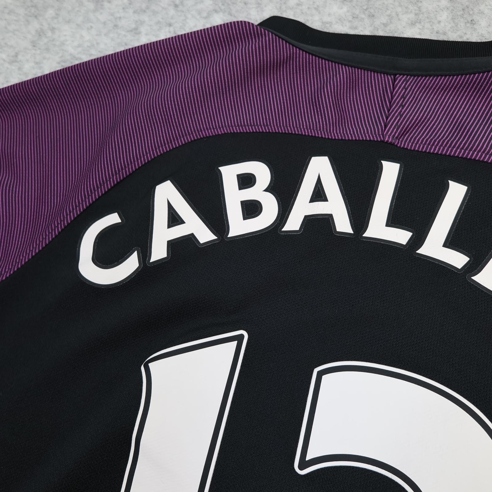 Manchester City Shirt Youth 12-13 Years Black Away Football Nike Caballero 13 photo 11