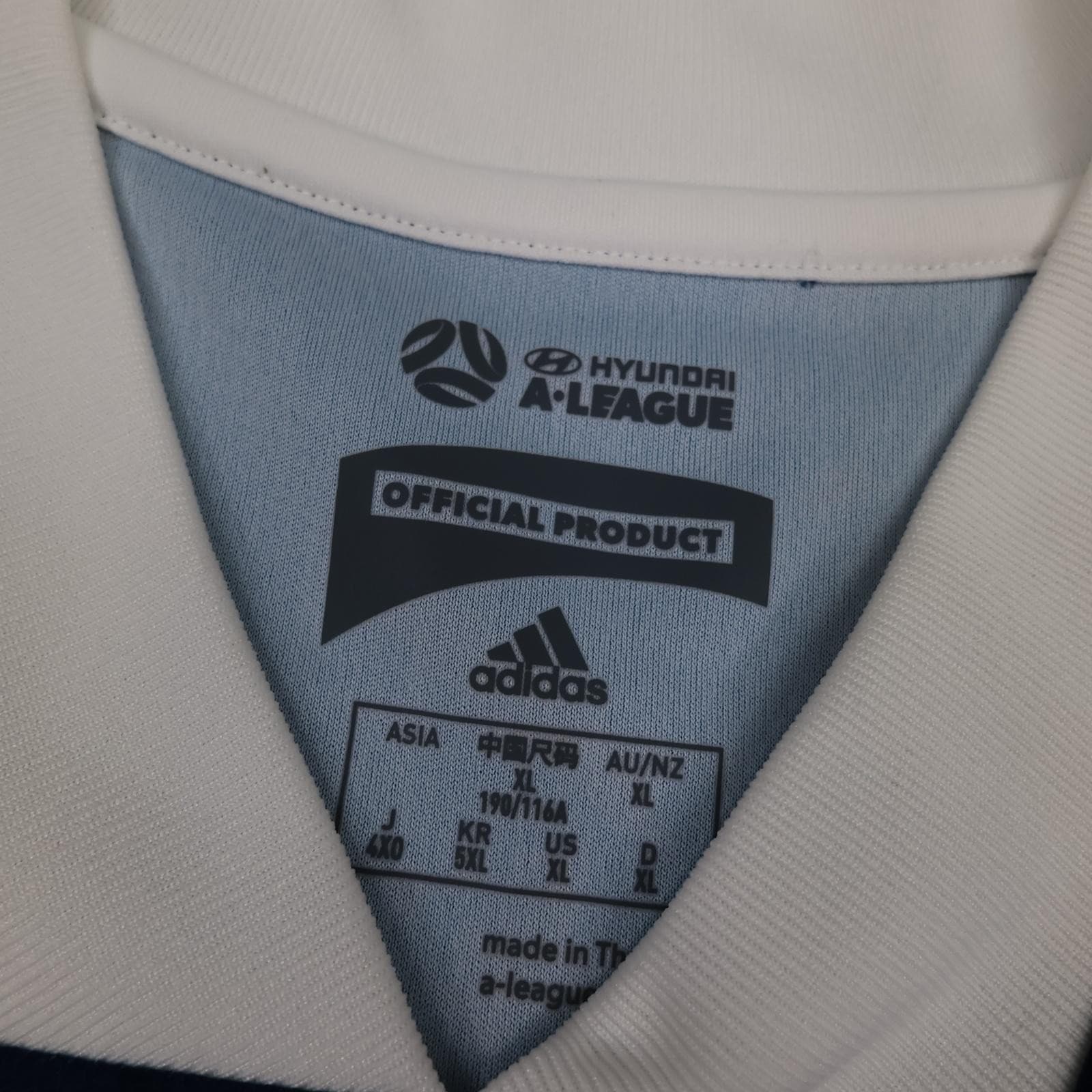Melbourne Victory Shirt Mens XL Blue Home 2020 2021 Adidas Soccer Jersey photo 5