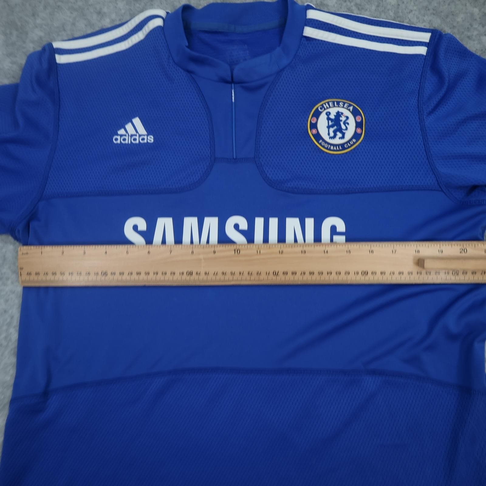 Chelsea Shirt Mens Large Blue Home 2009 2010 Adidas Samsung Drogba 11 photo 12