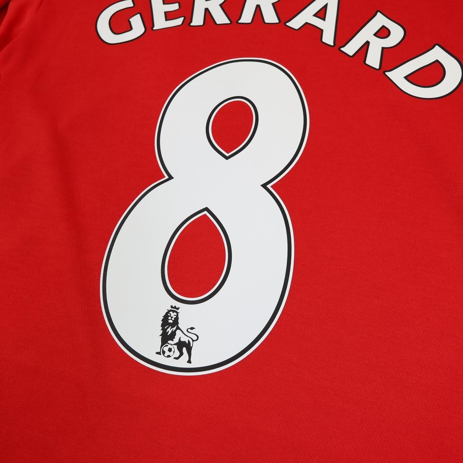 Liverpool Shirt Mens Large Red Home 2012 2013 Football Warrior Gerrard 8 Jersey photo 11