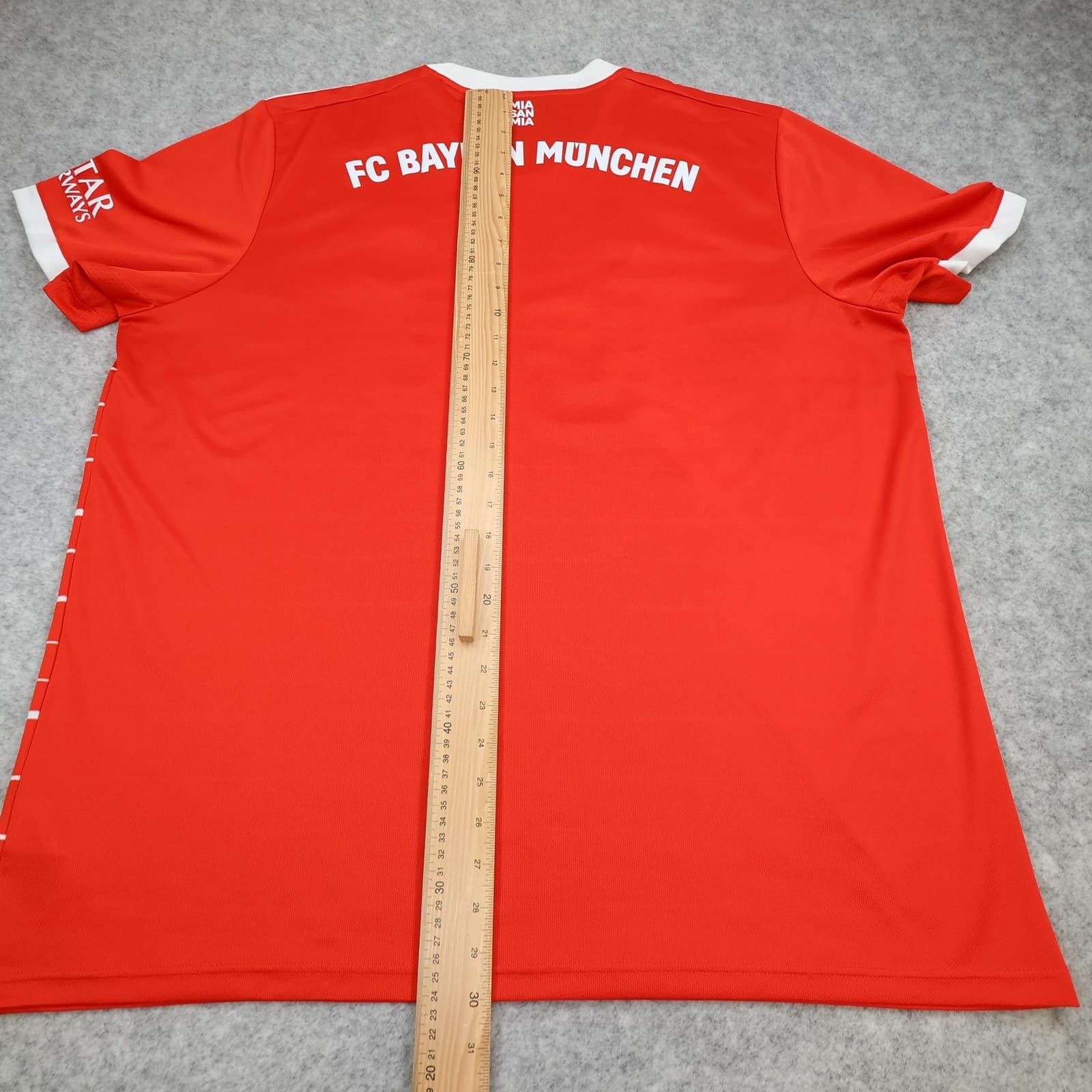 Bayern Munich Shirt Mens 2XL Red Home 2022 2023 XXL Adidas Soccer Jersey photo 11