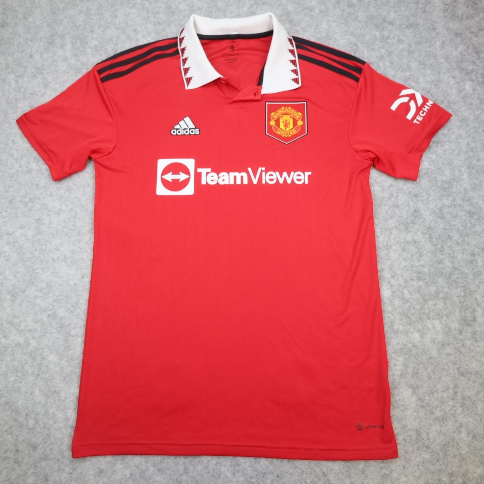 Manchester United Shirt Mens Medium Red Home 2022 2023 Adidas Martinez 6 photo 2
