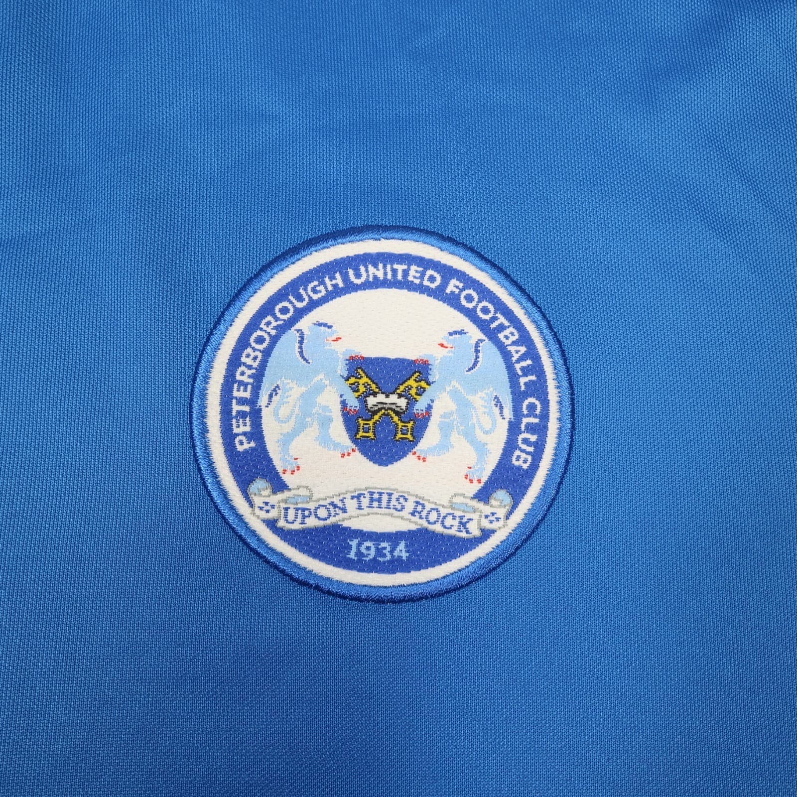 Peterborough United Shirt 2XL Blue Home Kit 2011 2012 Nike Soccer Jersey photo 4