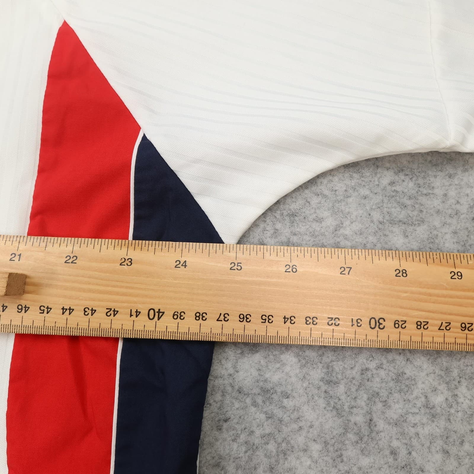 Vintage England Home Shirt Mens 2XL White 1998 1999 Umbro VAPA TECH Jersey 90s photo 9