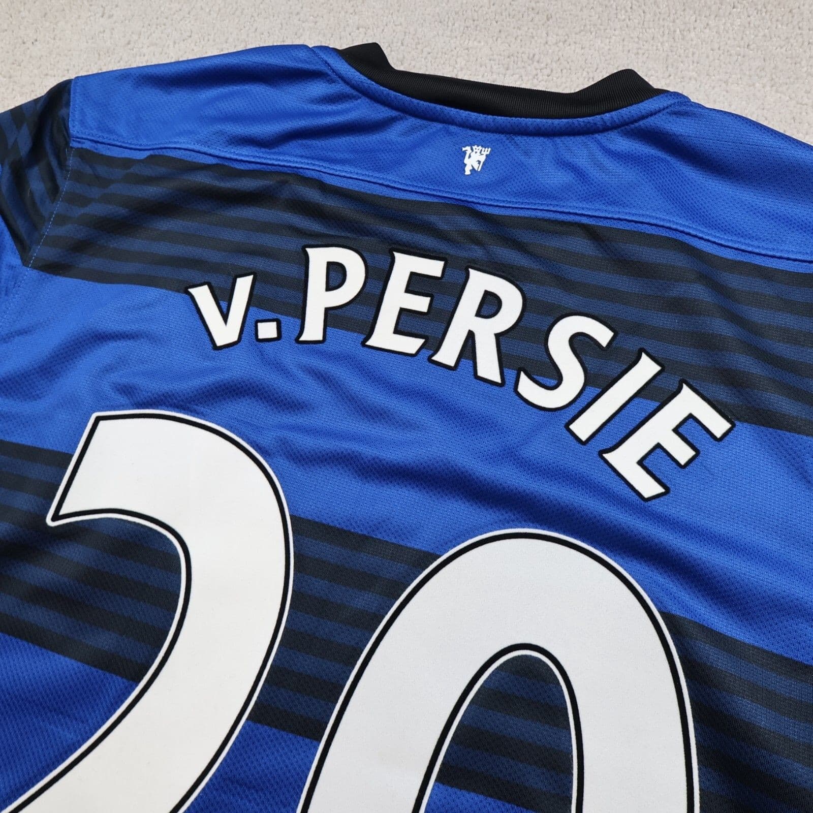 Manchester United Shirt Medium Away Blue Home Kit 2011 2012 Jersey Van Persie photo 8