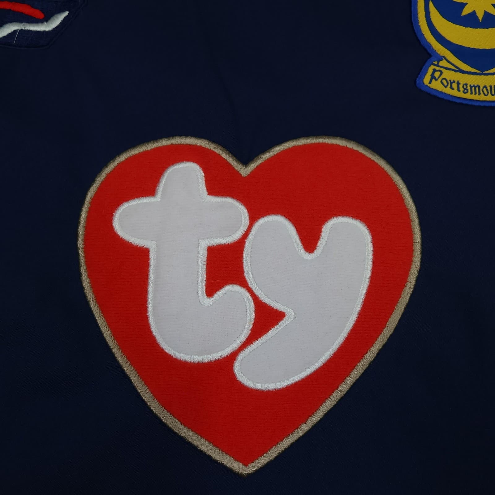 Vintage Portsmouth Shirt Mens XL Blue Away 2003 2004 Football Pompey Sport Ty photo 6