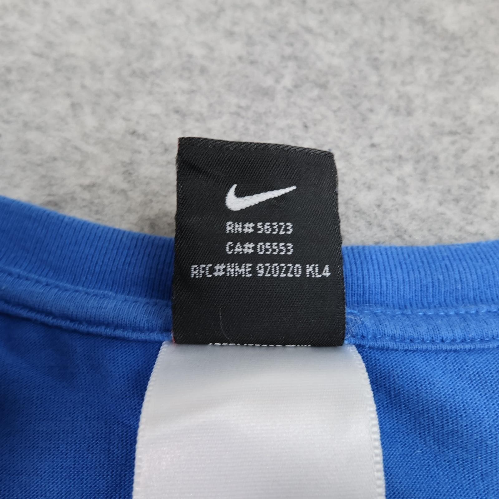 Vintage France Training Shirt Mens XL Blue 2002 Football Nike Henry 12 00s photo 6