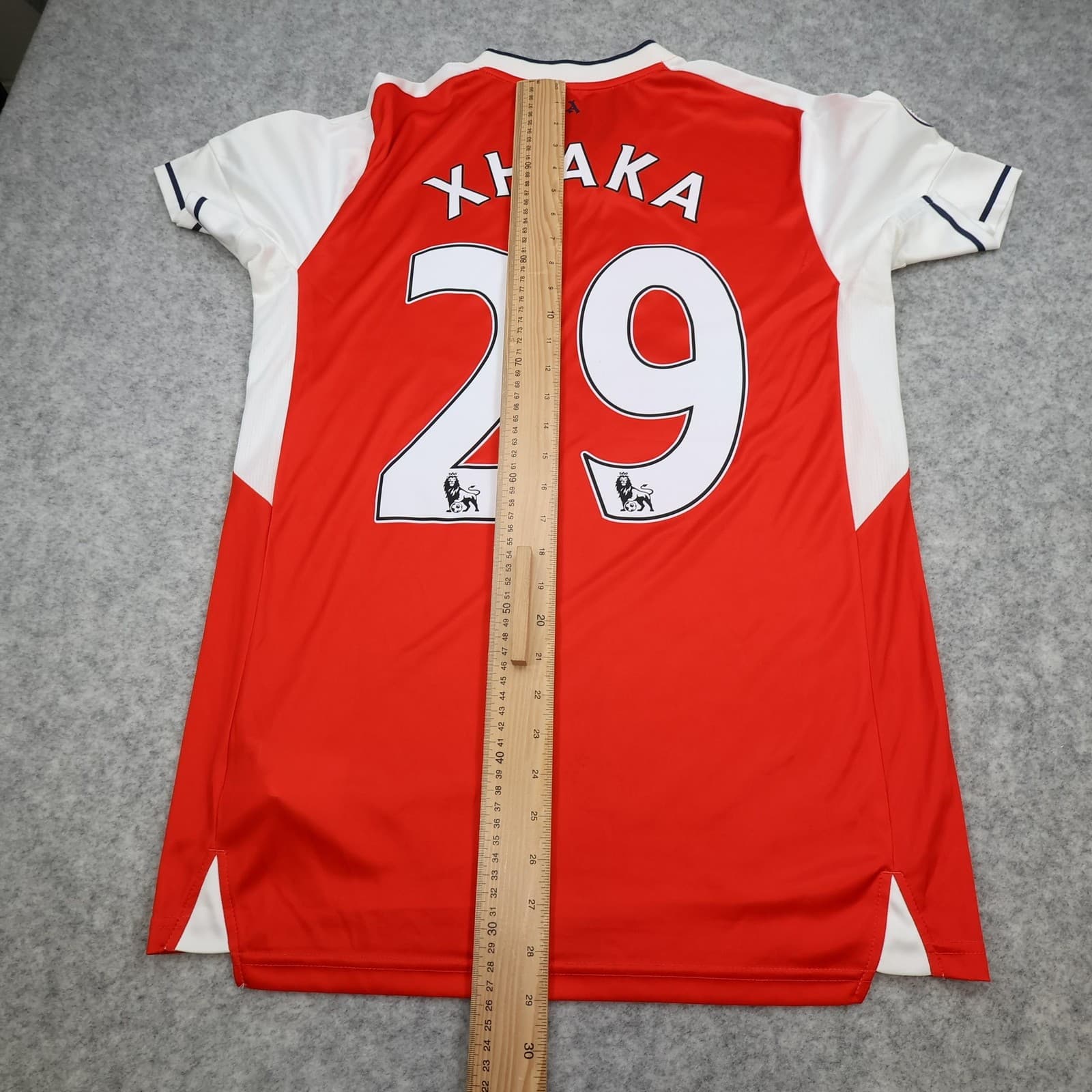Arsenal Shirt Mens Medium Red Home 2016 2017 Football Puma Xhaka 29 Jersey photo 13