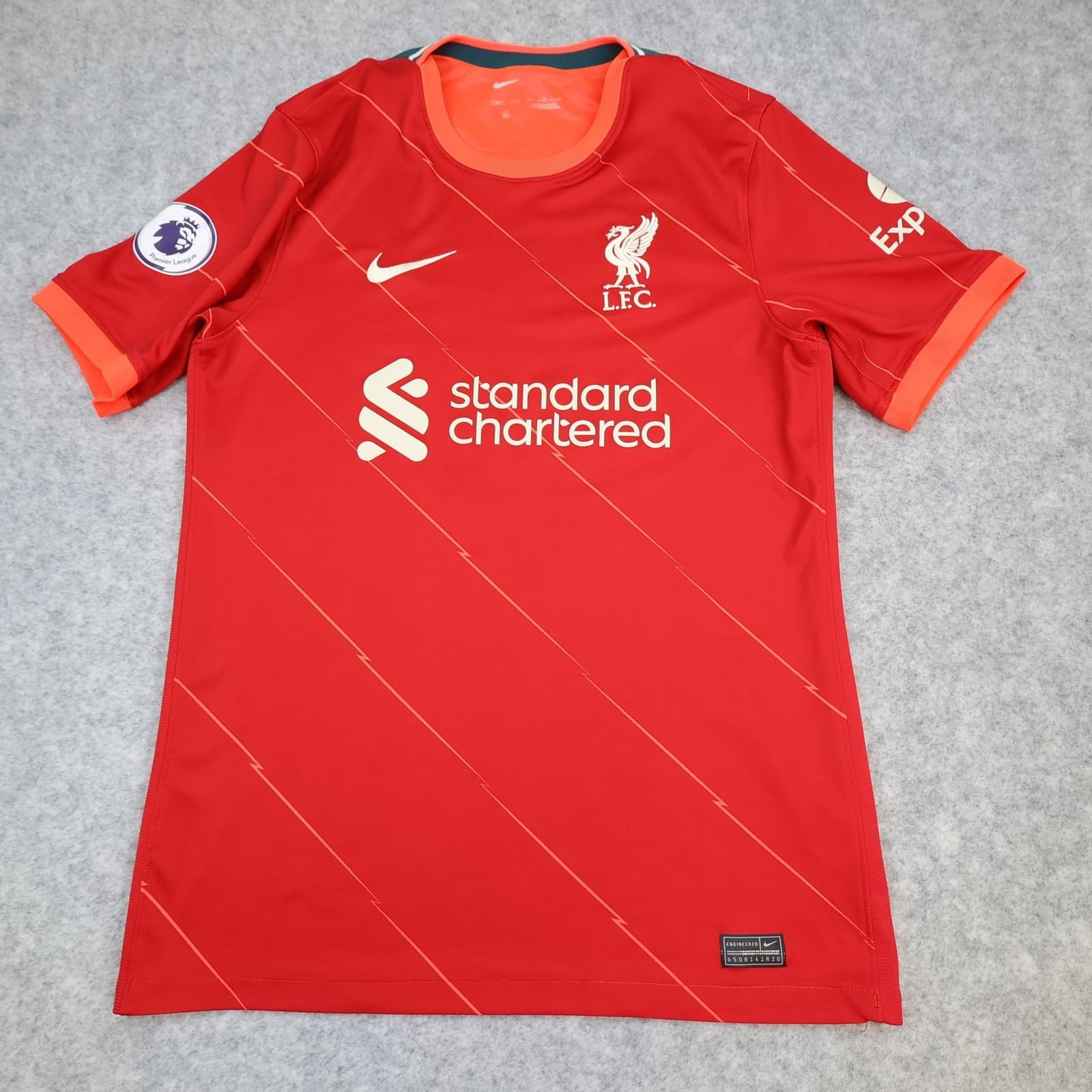 Liverpool Shirt Mens Medium Red Home 2021 2022 Football Nike Soccer Jersey