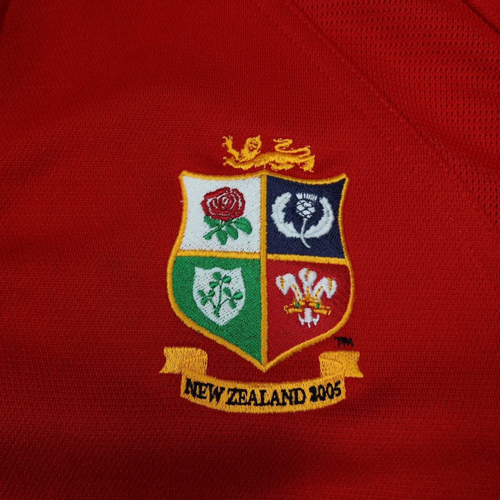 Vintage British & Irish Lions Rugby Shirt Large Zurich Adidas Jersey 2005 3102 photo 8