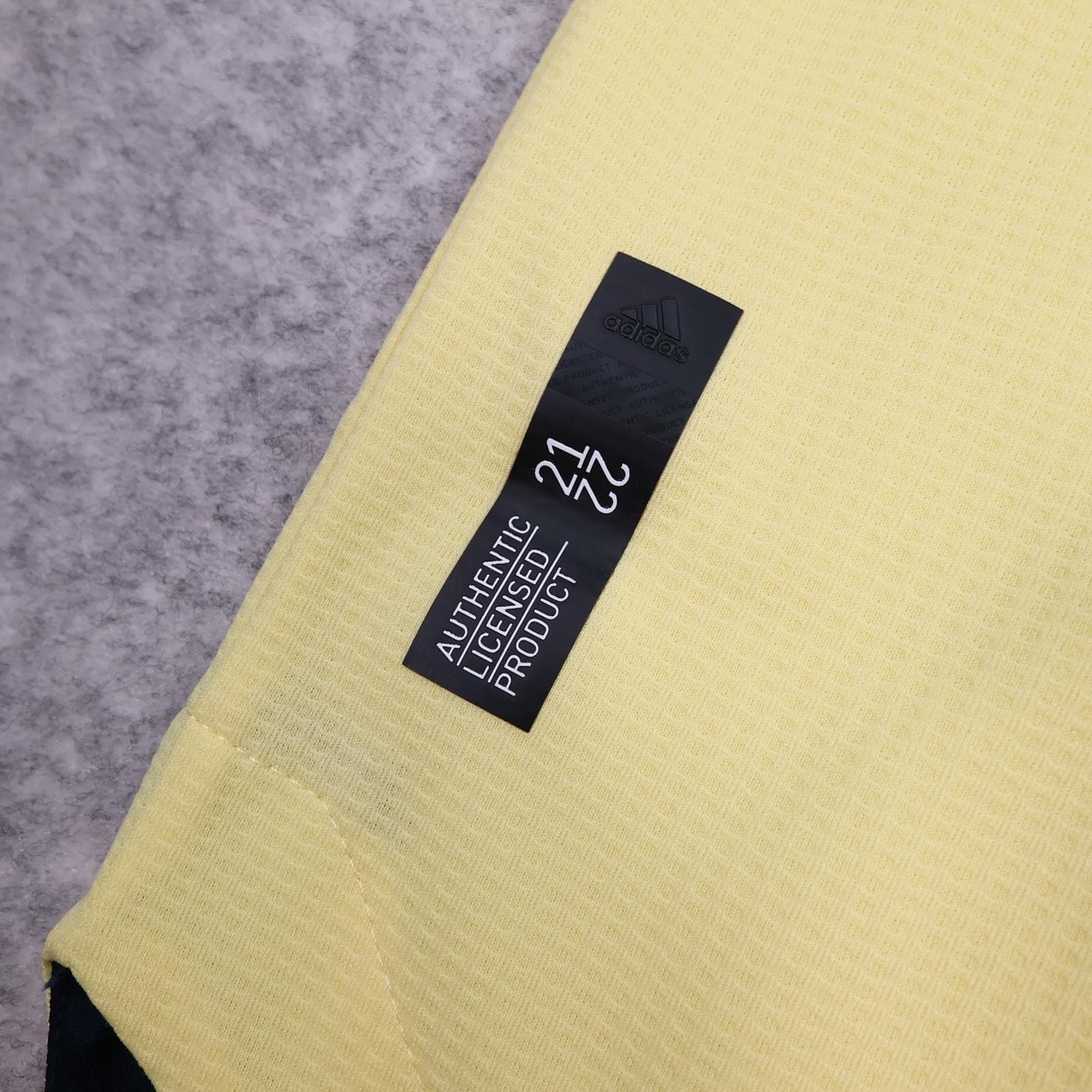 Arsenal Away Shirt Mens Medium Yellow 2021 2022 EPL Football Adidas Saka 7 photo 7