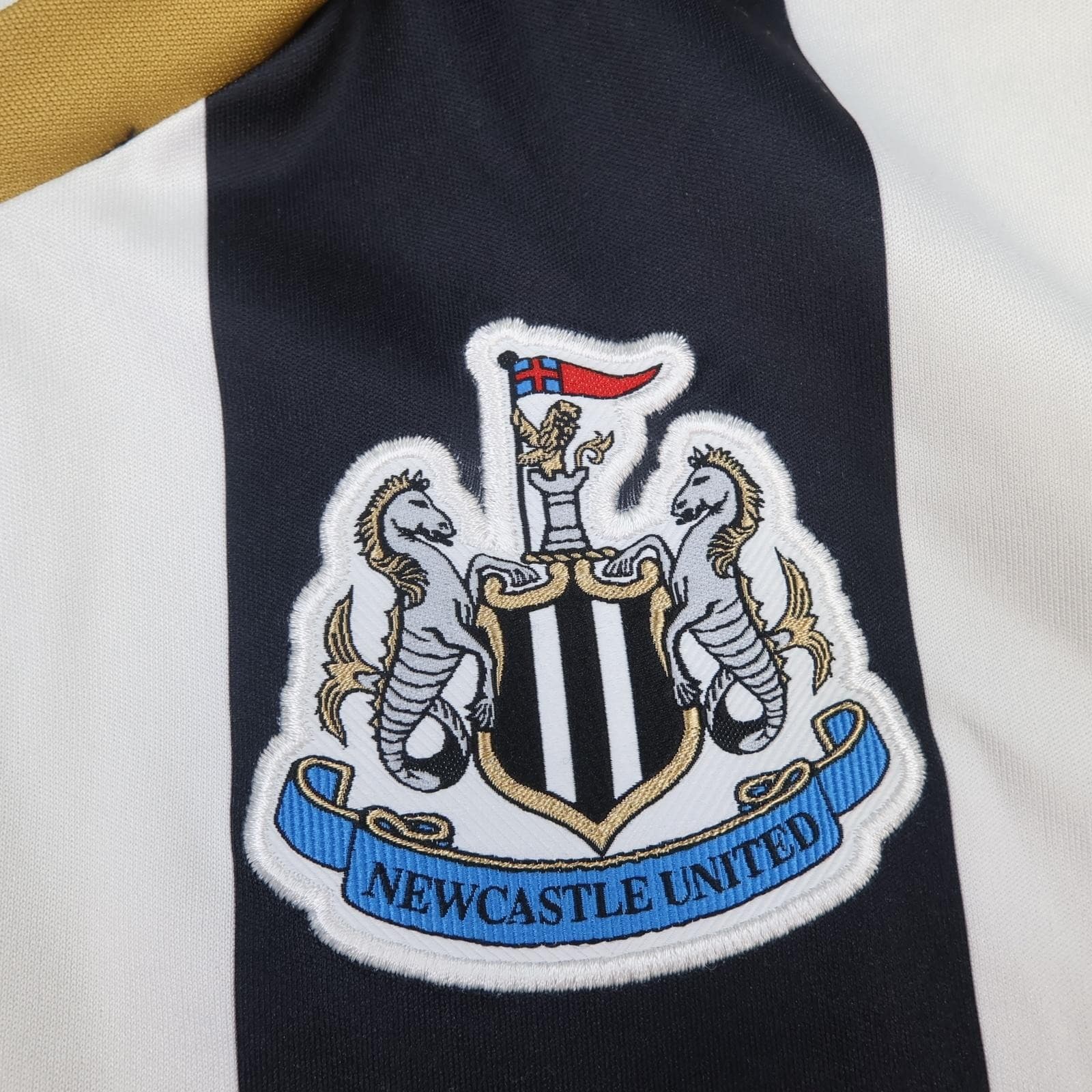 Newcastle United Shirt Mens Small Multi Home 2013 2014 EPL Football Puma Wonga photo 4