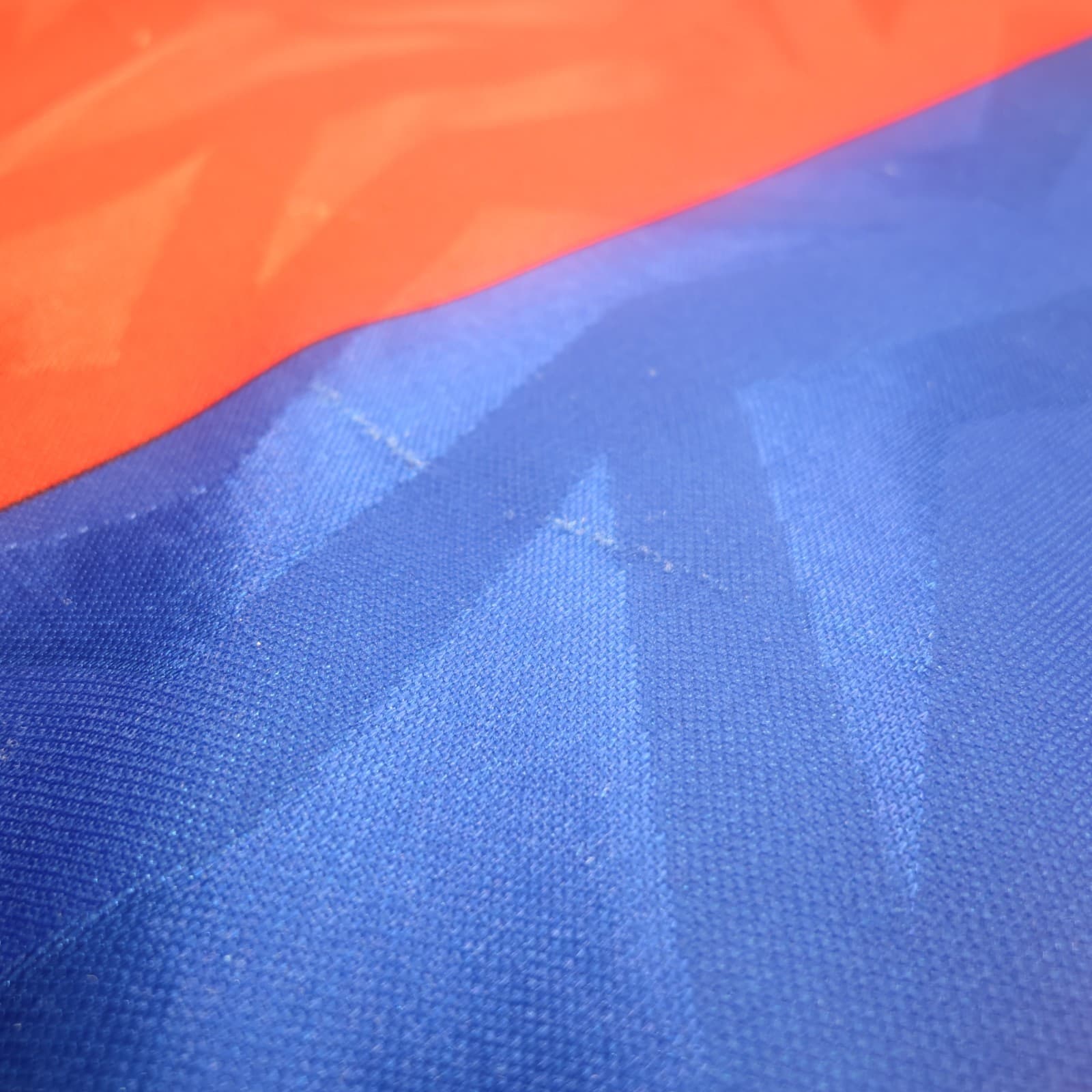 Vintage Crystal Palace Shirt Large Red Blue Home Kit 1993 1994 Ribero Jersey photo 7