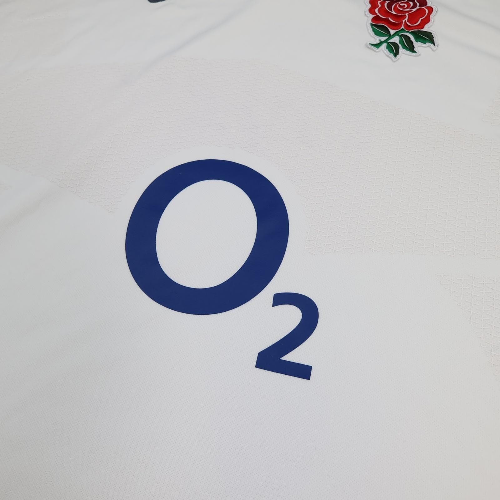 England Rugby Shirt Mens XL White Grey 2010 2011 Rugby Union Nike O2 Jersey photo 4