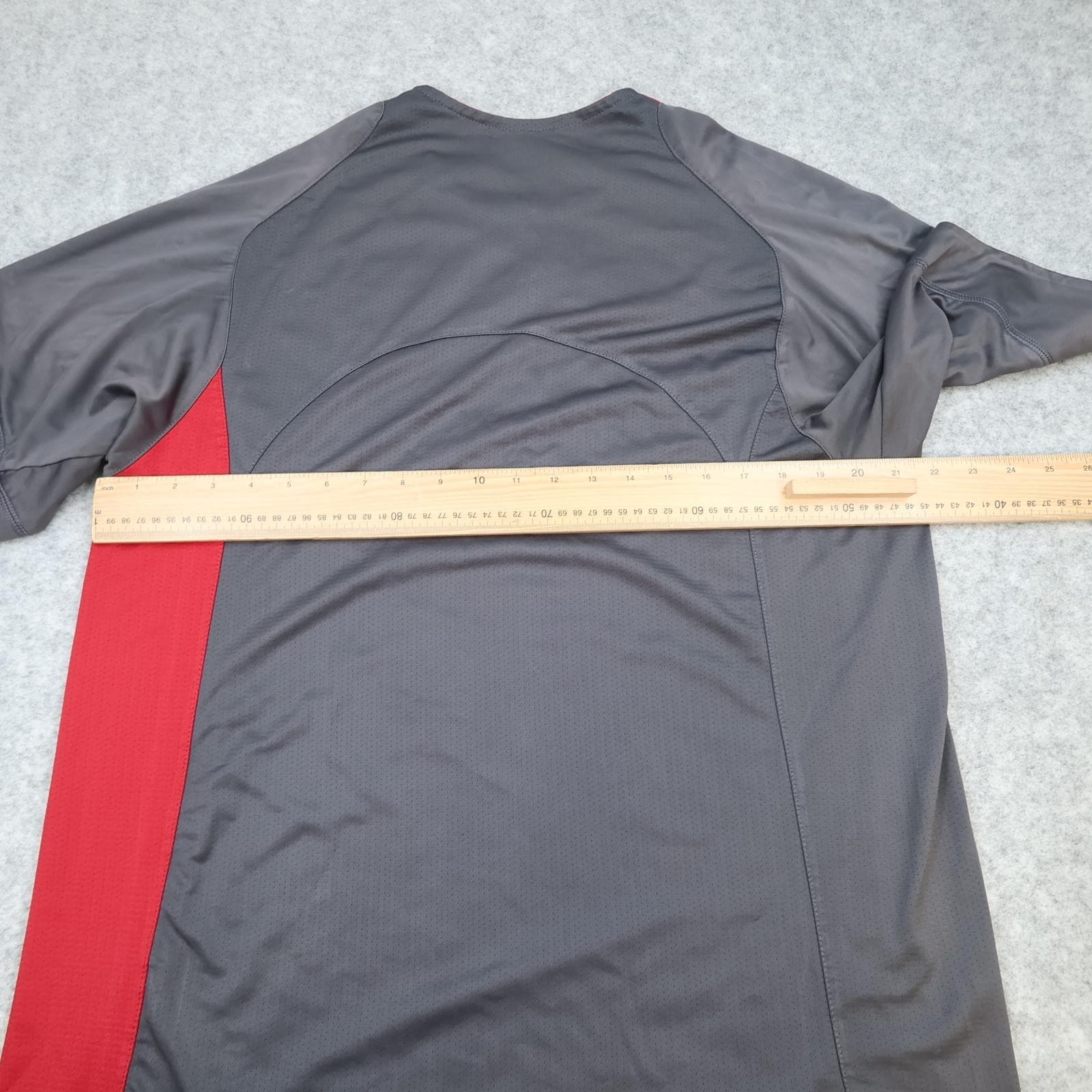 Manchester United Training Shirt Mens Large Grey 2004 2005 Nike Soccer Jersey photo 9