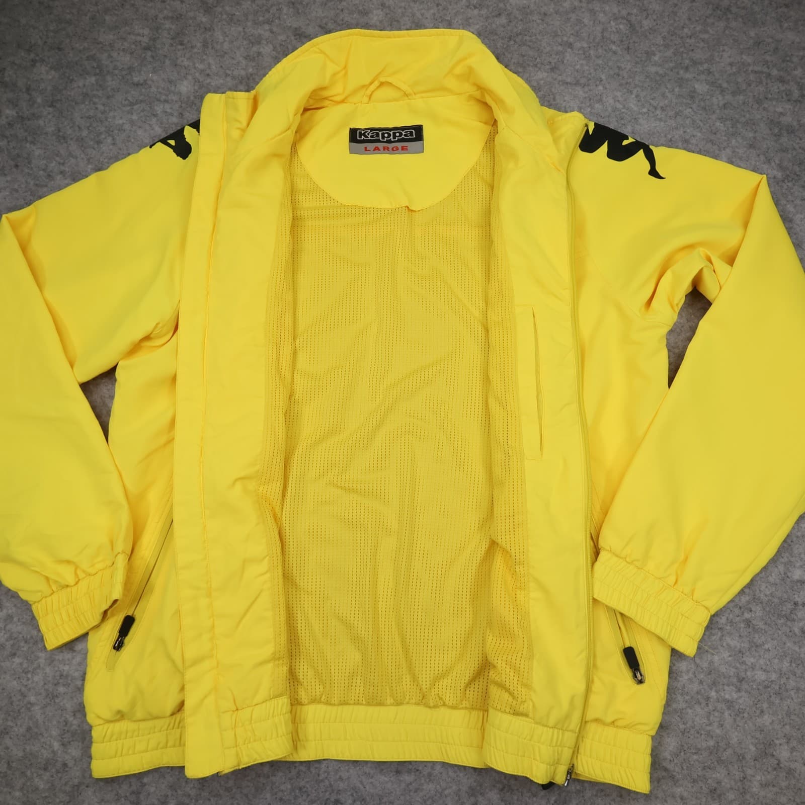 Borussia Dortmund Jacket Large Yellow Kappa Track 2010 2011 Zipped photo 3