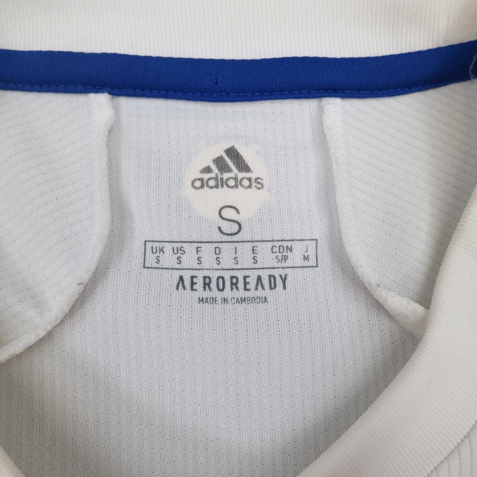 Leeds United Shirt Mens Small White Home 2020 2021 EPL Football Adidas SBOTOP photo 5