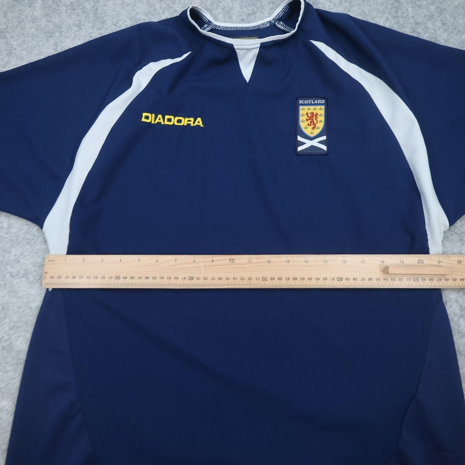 Vintage Scotland Home Shirt Mens Medium Blue 2003 2005 Football Diadora Jersey photo 9