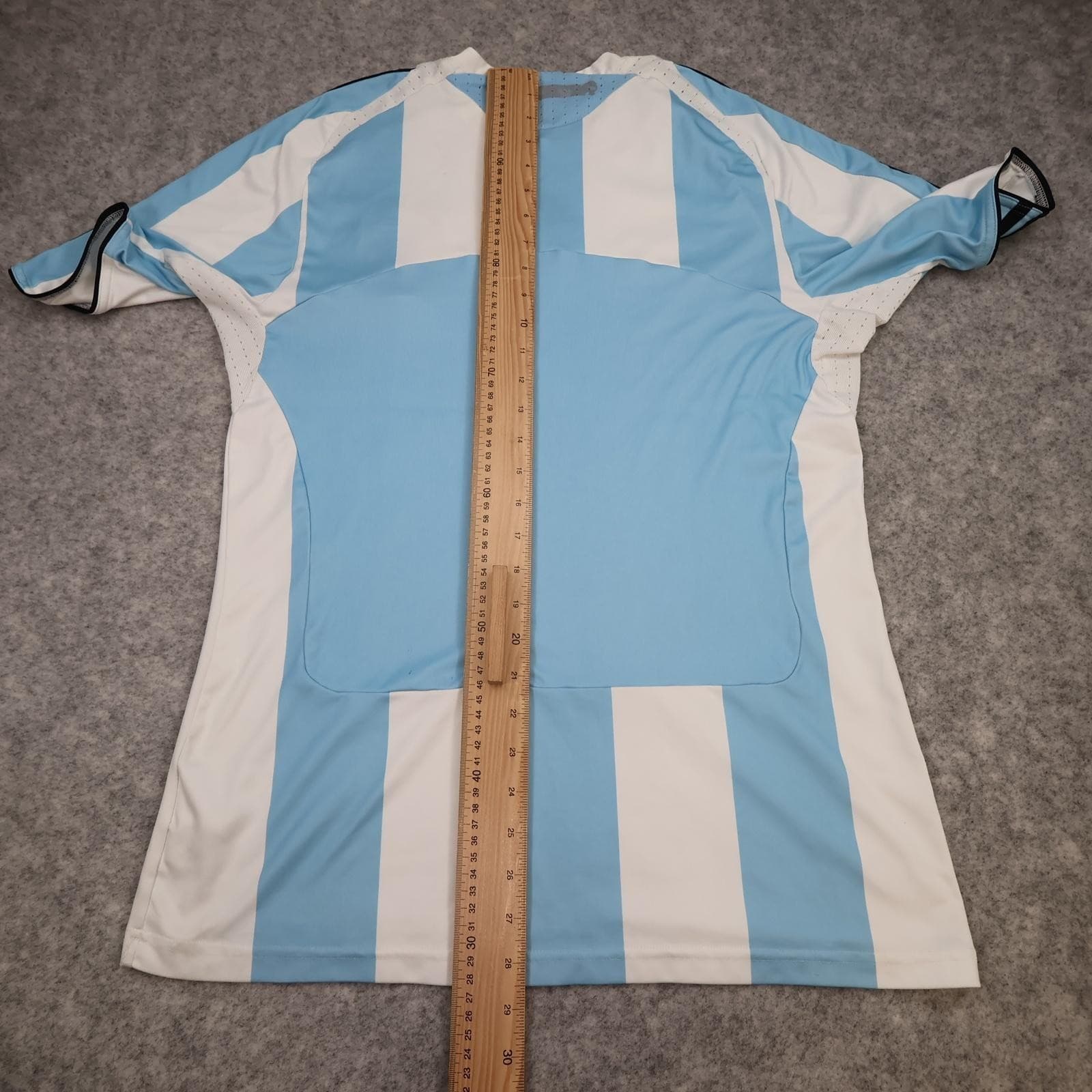 Argentina Home Shirt Mens Medium Blue 2007 2009 Football Adidas AFA Jersey photo 12