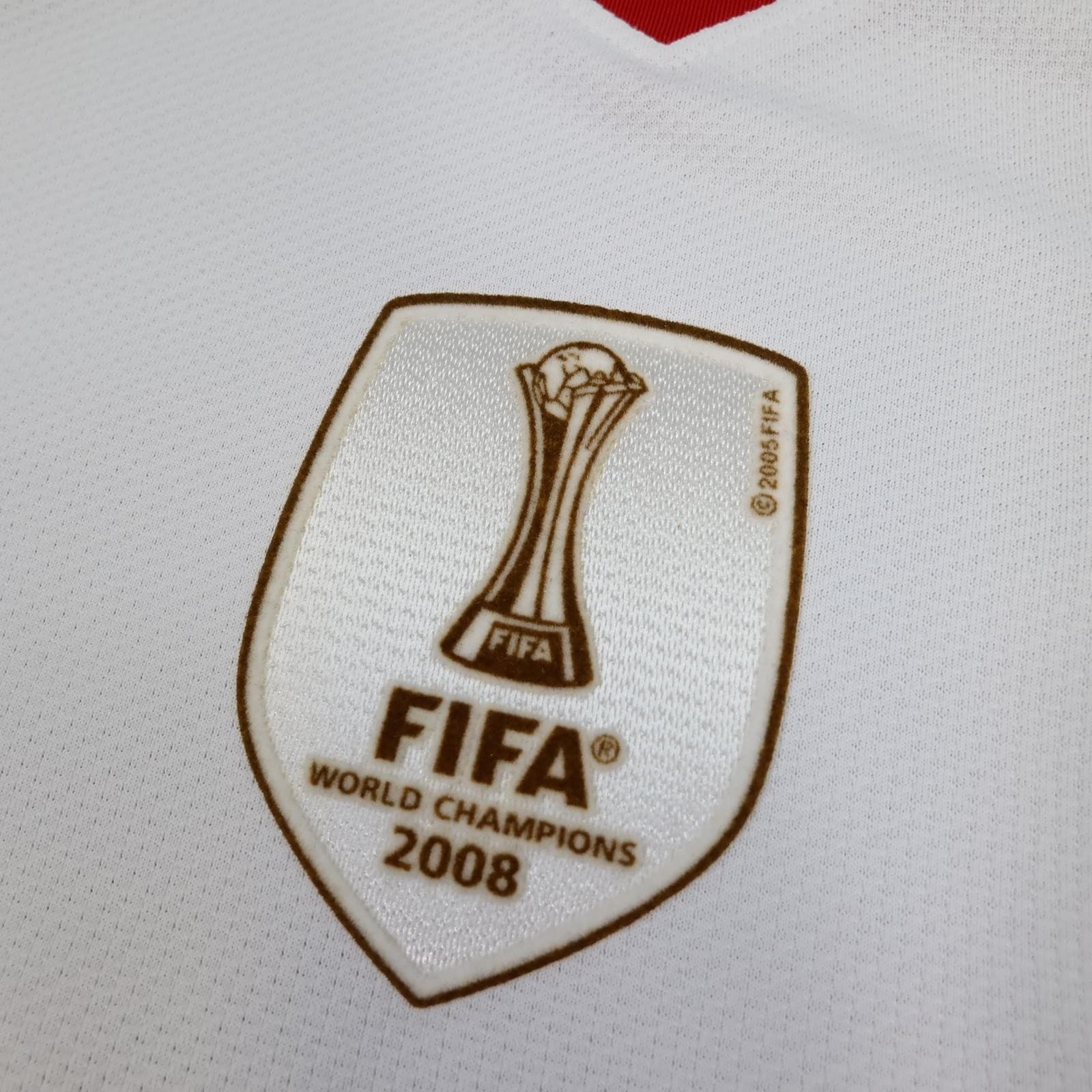 Manchester United Shirt Mens XL White Away 2008 2009 Football Nike AIG Ronaldo 7 photo 6
