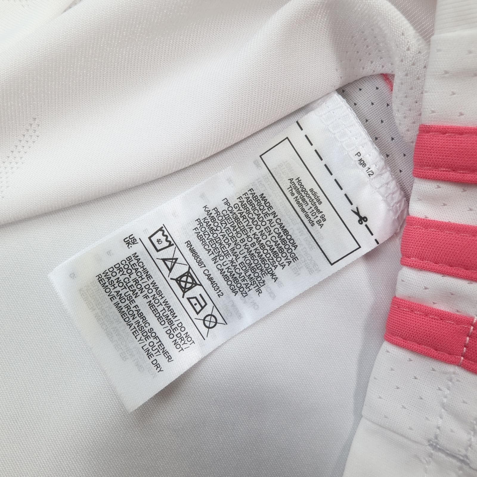 Real Madrid Shirt Mens Large White Home 2020 2021 Football Adidas Emirates photo 7